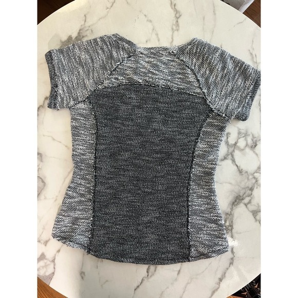 Calvin Klein Performance Short Sleeve Top, Heathered Gray, Athletica, size Small - Picture 2 of 9